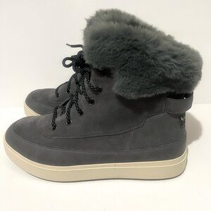 Koolaburra by Ugg  Ryanna Women's Gray Fur-Lined Boots